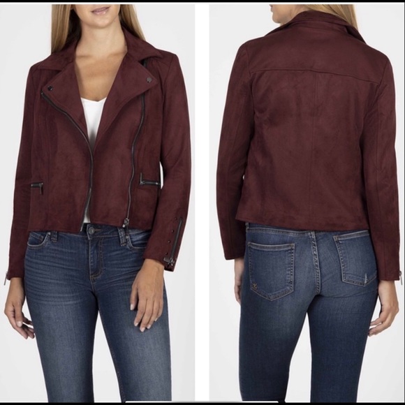 Kut From the Kloth Eveline Vegan Suede Moto Jacket - Picture 3 of 7